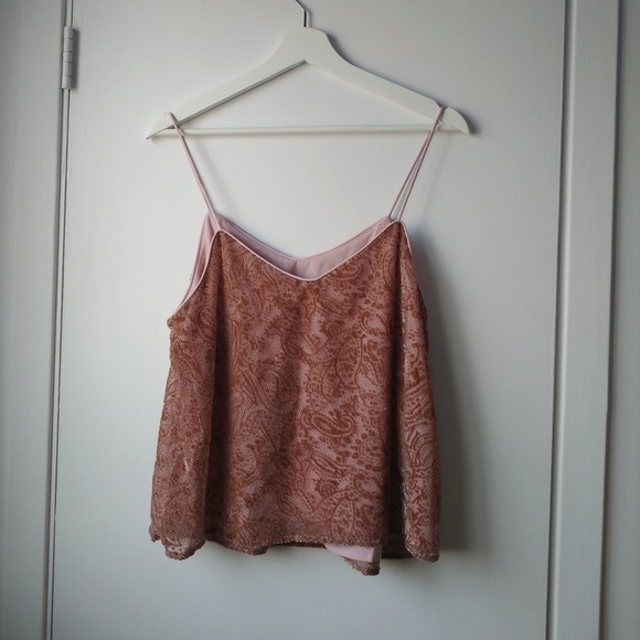 NWT Leyden Velvet Cropped Cami - Picture 2 of 6